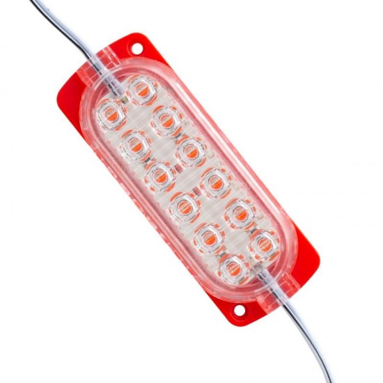 POWERMASTER 24 Volt 2.4 Watt Tek Renk Kırmızı 2835 Modül Led