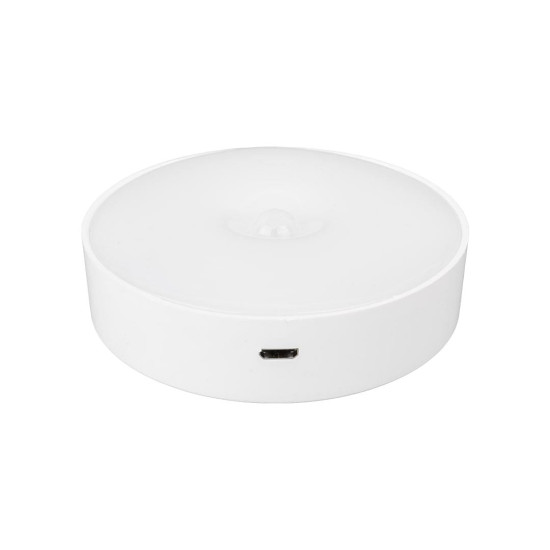 Powermaster MX-W002 Kızılötesi Hareket Sensörlü USB Şarjlı Beyaz İndiksiyon Gece Lambası