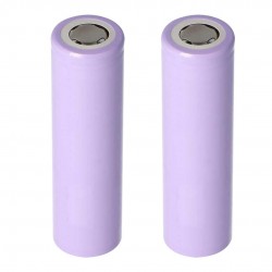 Powermaster 3.7 Volt 3500 mAh Şarjlı Li-iOn Başlıksız 18650 Pil 2'li Paket PM-14629