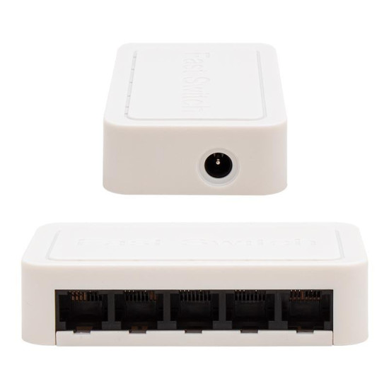 PowerMaster PM-17647 5 Port 10/100 Mbps Ethernet Switch
