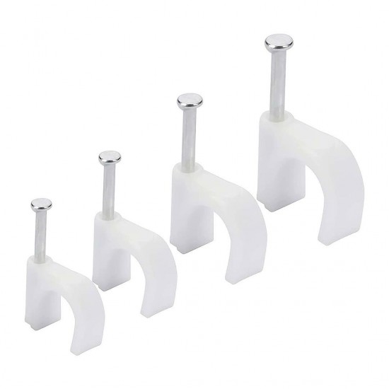 POWERMASTER PM-17654 7 Numara Çelik Çivili 16 MM Kroşe 4X10 Antigron Kablolar İçin (100'LÜ Poşet)