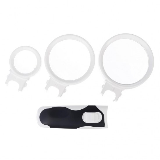 Powermaster PM-21477 2 Led'li 3-10-16x Ayarlanabilir Büyüteç