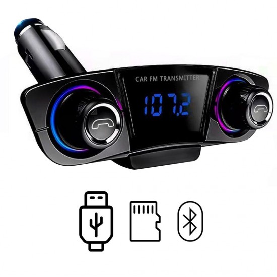 POWERMASTER PM-22010 Bluetooth - SD Hafıza Kartı - Aux - Flash Bellek FM Transmitter