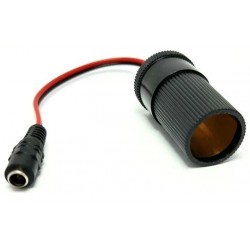 POWERMASTER PM-28526 DC 5.5x2.5mm Dişi - Oto Çakmak Soketi Çevirici Adaptör Kablosu
