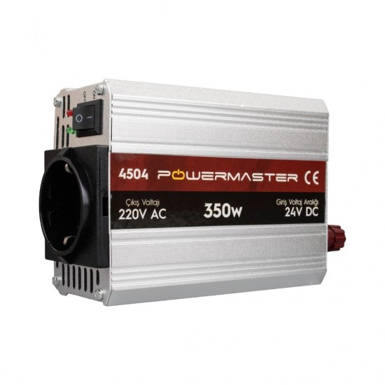 POWERMASTER PM-4504 24 Volt - 350 Watt Modifiye Sinüs İnverter