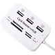 Powermaster 3 Port 2.0 Usb Çoklayıcı Hub + 4 Slot Kart Okuyucu PM-6052