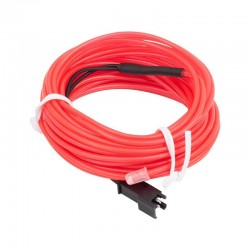 POWERMASTER 5 Metre 5 Volt USB Adaptörlü Neon Pembe İp Aydınlatma PM-6079