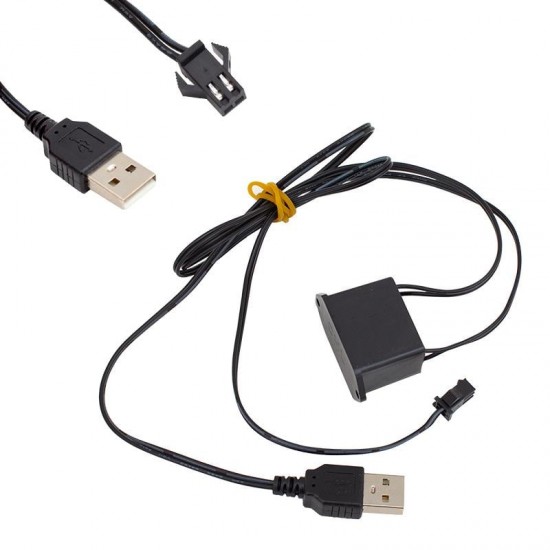 POWERMASTER 5 Metre 5 Volt USB Adaptörlü Neon Parlak (Florasan) Yeşil İp Aydınlatma PM-6083