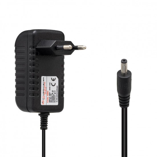 POWERMASTER PM-620 18 Volt - 1 Amper 3.5*1.35 Mm Uçlu Plastik Kasa Priz Tipi Adaptör