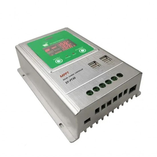 POWERMASTER PM-PT30A 12V/24V 30A MPPT 4 Usb'li Dijital Otomatik Solar Şarj Regülatörü