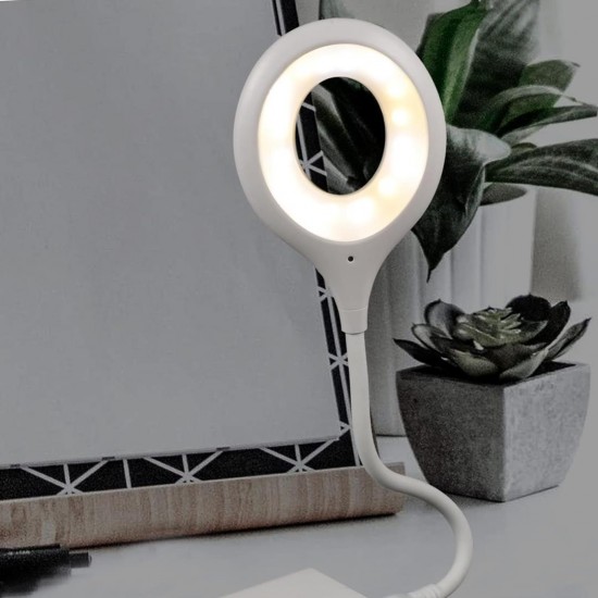 POWERMASTER Portatif Akrobatik 20 SMD Ledli USB Gece Kitap Okuma Çalışma Lambası (Powerbank Uyumlu)