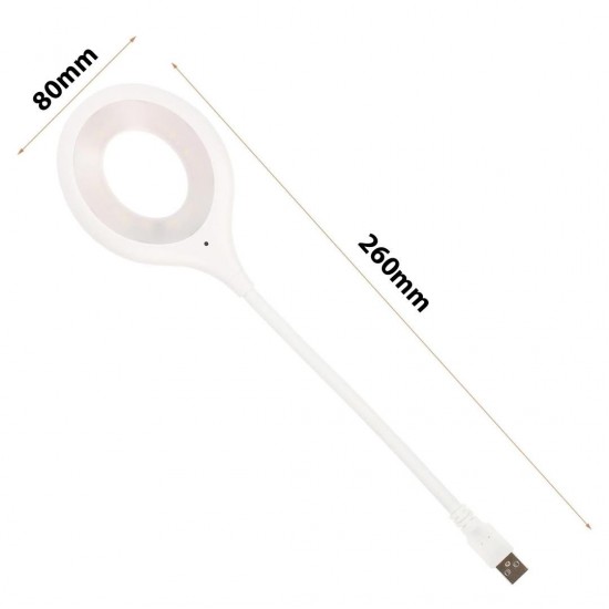 POWERMASTER Portatif Akrobatik 20 SMD Ledli USB Gece Kitap Okuma Çalışma Lambası (Powerbank Uyumlu)