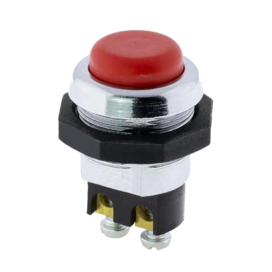 IC-180-1 Yaylı 22 Mm Metal 2P Marş - Korna Butonu