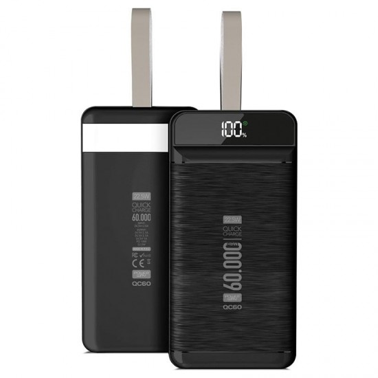 POWERWAY Qc60 60000 Mah 3.0 Kablolu 22.5w Powerbank
