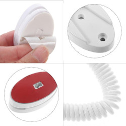 Sunup Yapışkanlı Spiral Kordonu Kumanda Telefon Tutucu (Oteller İçin) Sunup Yapışkanlı Spiral Kordonu Kumanda Telefon Tutucu (Oteller İçin)