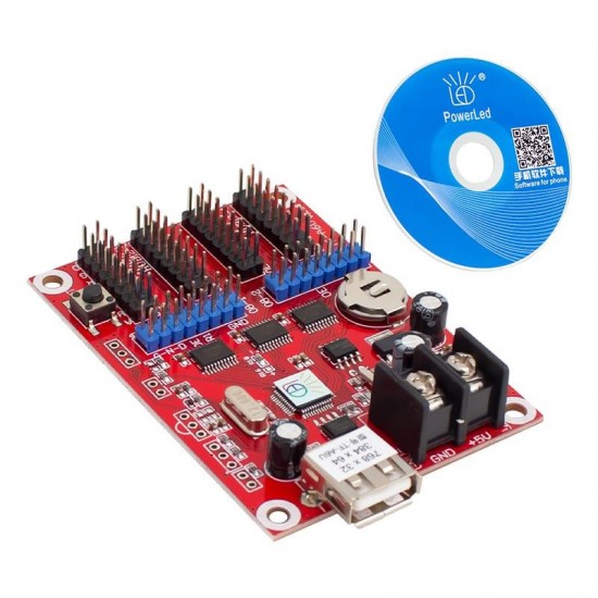 POWERMASTER UX4 TF-A6U 4'lü USB Led Panel Kartı (4X8)