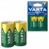 Varta HR14 3000mAh C Orta Boy 1.2 Volt Ni-Mh Şarjlı Pil 2Li Paket (Şarj Edilebilir)