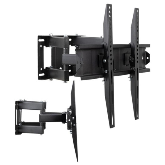 Vontech VT-852 HC Pro 55-85'' Çift Kollu Kilitli Hareketli Televizyon Duvar Askı Aparatı