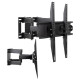 Vontech VT-852 HC Pro 55-85'' Çift Kollu Kilitli Hareketli Televizyon Duvar Askı Aparatı