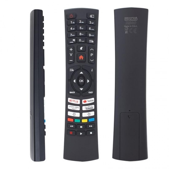 Vestel 40U9400 - Regal 50R754U - Hi Level 43HL700 Netflix-Youtube-Prime Video-Twitch Tuşlu Lcd-Led Tv Kumandası