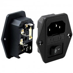 POWERMASTER C7 Dişi Fiş Şase Anahtarlı Kulaklı (IC-214)