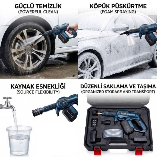 Carstar CR-25709 Yüksek Basınçlı Oto Yıkama Makinesi