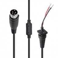 POWERMASTER Pm-2485 1.5 Metre 4.0*1.35 Mm Jacklı 4 Pinli Erkek Dc Notebook Adaptör Kablo