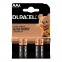 Duracell LR03/MN2400 AAA İnce Alkalin Pil (4'lü Paket)