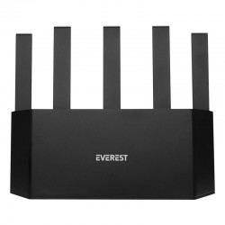 Everest EWR-X3000MBPS-V1 X3000Mbps Dualband 5*6dBi 1 Wan Port + 3 Lan Port Wi-Fi 6 Wisp+Ap+Repeater Destekli Kablosuz Wifi Router  