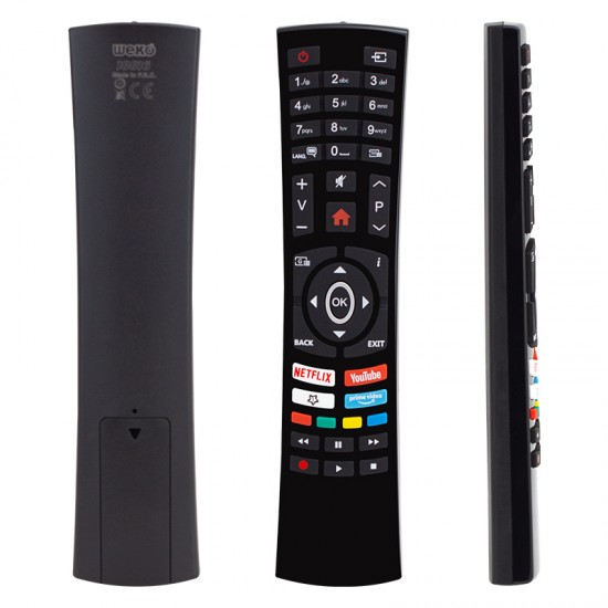 Weko Vestel Hi-Level Netflix-YouTube-Prime Video Tuşlu LCD LED TV Kumanda