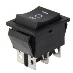 Geniş Işıksız 6 Pinli Yaylı Anahtar (Mom-Off-Mom) IC-110