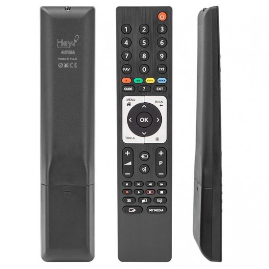 Hey Arçelik Beko Grundig 3D Metalik Göbek Guıde Tuşlu TS4187R-2 Lcd Kumandası