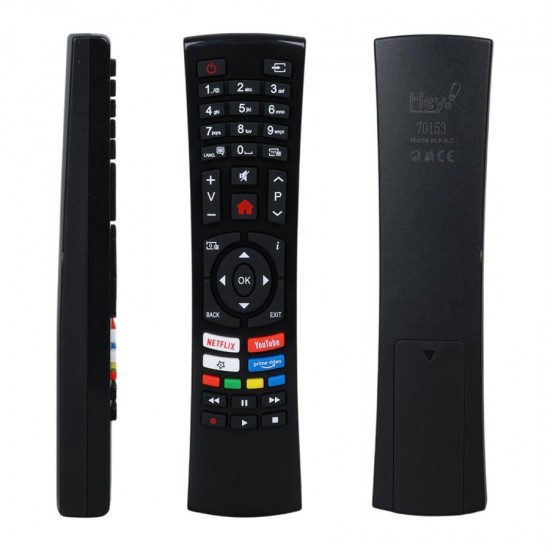 Hey Küçük Kalıp Toshiba CT-8528 Netflix Youtube Rakuten TV Tuşlu Lcd Led TV Kumanda