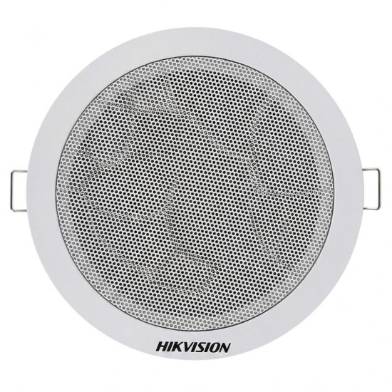 Hikvision DS-QAE0206G1-V 5.25" 6W 8Ohm Analog 100V Trafolu Tavan Gömme Hoparlör Beyaz