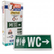 Horoz Robson 3W 160 Lümen Şarjlı WC Sağ Tuvalet Yön Levhası (2'li Paket)
