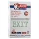Horoz Zoff 1.5W 50 Lümen Şarjlı Camlı Acil Çıkış (Exit) Levhası