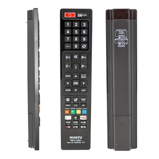Huayu RM-L1200+ Netflix-YouTube Tuşlu Vestel Universal Lcd Led Tv Kumandası