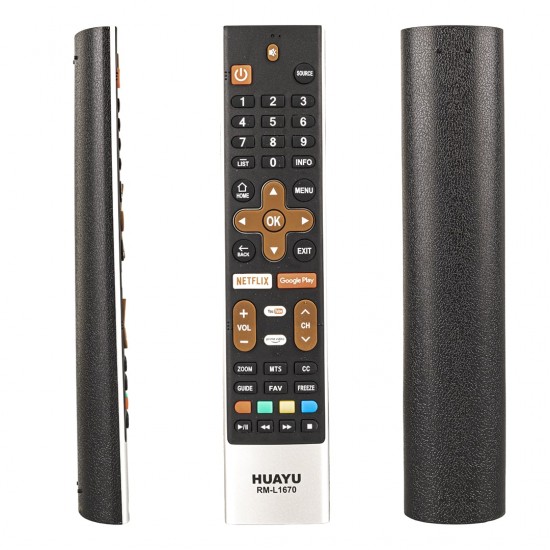 Skyworth RM-L1670 LCD LED TV kumandası - Netflix ve Google Play tuşlu