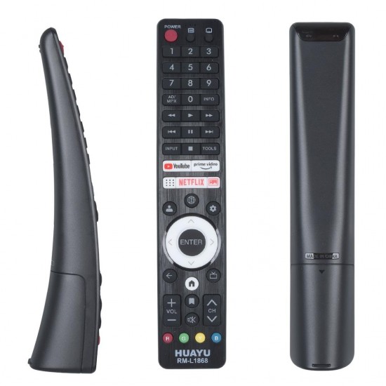 Huayu RM-L1868 Üniversal Sharp Netflix - Youtube - Prime Video Tuşlu LCD-LED TV Kumanda