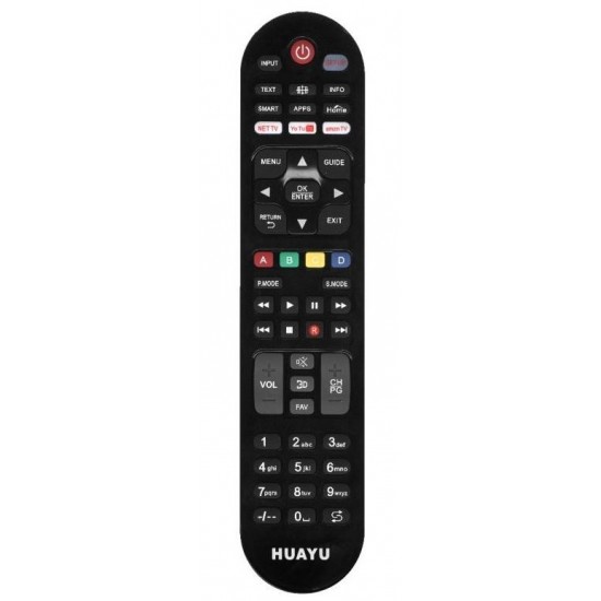 Huayu URC1517 Netflix-Youtube-Amazon Tuşlu Lcd Led Tv Universal Kumanda