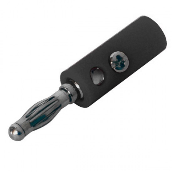 IC-238A Fiş Banan Jack Siyah CX-03