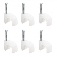 Kroşe 1 Numara Çelik Çivili 4 Mm (Kordon Kabloları İçin) 100\'lü Poşet POWERMASTER