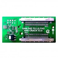 LCD PANEL FLEXİ REPAİR KART HD LVDS TO LVDS SAM FHD İN LG FHD OUT QK0812A