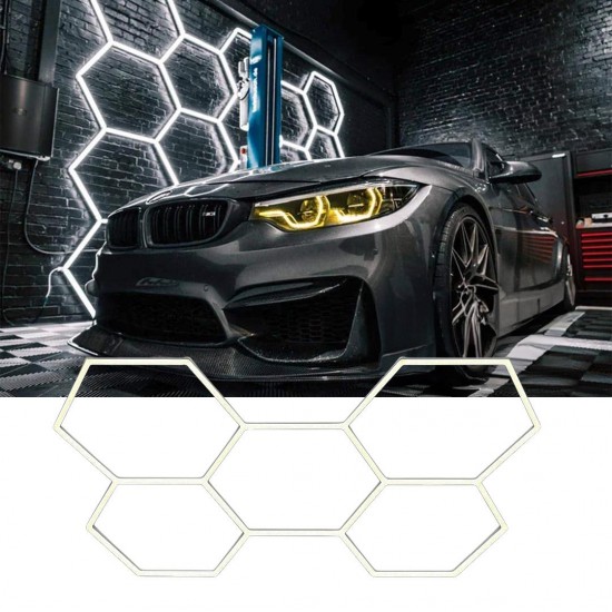 Ledx AL-RW7226 Altıgen Petek 240W Beyaz Led Armatür Garaj Dekoratif Aydınlatma