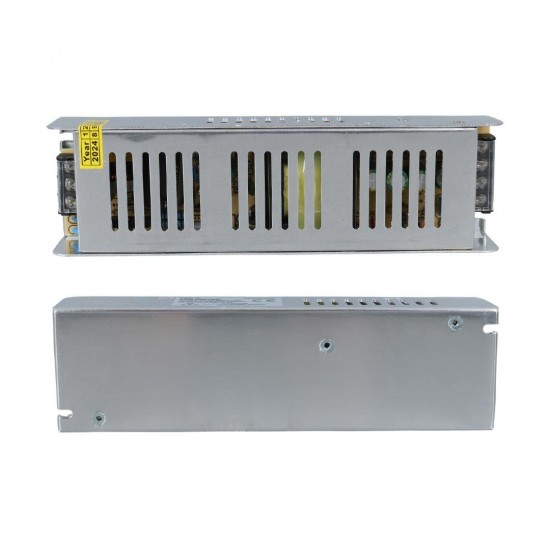Ledx ALN-M12165S 12 Volt 16.5 Amper 200 Watt Slim Metal Kasa Adaptör 200x60x40mm
