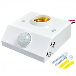 Ledx DY-102 Abs 360 PIR Hareket Sensörlü E27 Duy Aparatı 