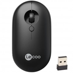 Lenovo Lecoo WS212 1600 DPI 4 Tuşlu Kablosuz Siyah Optik Mouse