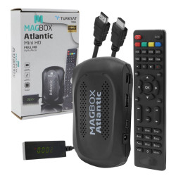 Magbox Atlantic Display Gözlü Tkgs'li 1080P Full HD Mini Uydu Alıcısı                               