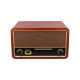 MagicVoice F29 Retro Vintage Çanta Pikap - CD - Radyo - Bluetooth - Aux - USB Mp3 Çalar