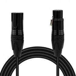 MAGICVOICE YN105 10 Metre Canon XLR Dişi - Canon XLR Erkek Stereo Plastik Jak Mikrofon Ses Kablosu